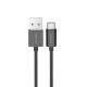 Puro 12W TPE USB-A - microUSB 2m Cable - Black