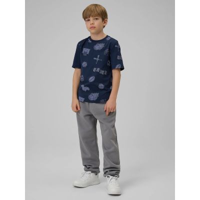 3. Boy's regular printed T-shirt 4F 4FJRSS26TTSHM3466-31A