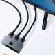 16. Baseus bidirectional switch splitter switcher HDMI - 2x HDMI 4K / 30 Hz gray (CAHUB-BC0G)