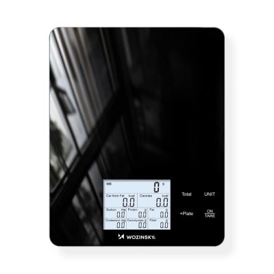 2. Wozinsky WIK-10 Smart Kitchen Scale with Digital Display, Bluetooth App - Black