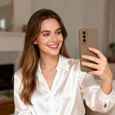 5. Tech-Protect Icon Case for Samsung Galaxy A37 5G - Brown