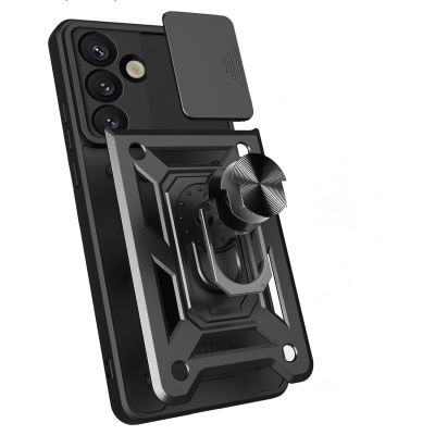 8. Hybrid Armor Camshield Case for Sasung Galaxy S26 Plus - Black