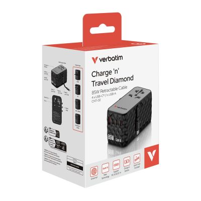 8. Verbatim CNT-02 Universal Black AC Fast Charging Internal