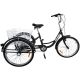 3. 3-WHEEL BIKE 24 INCHES BLACK 1-SPEED