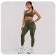 4. Women's Long ARMY GREEN COMBATWEAR Leggings | DBX Bushido