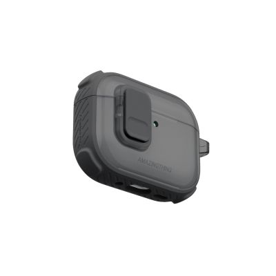 8. AmazingThing Titan Pro Mag Case Clear for AirPods Pro 3 - Black