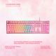 2. Deltaco Gaming GAM-021-RGB-P-DE USB Keyboard QWERTZ German Pink