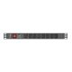 2. LANBERG 19" RACK POWER STRIP PDU PDU-08I-0200-C20-BK (1U, 16A, 8X IEC C13, 2M, C20 PLUG)
