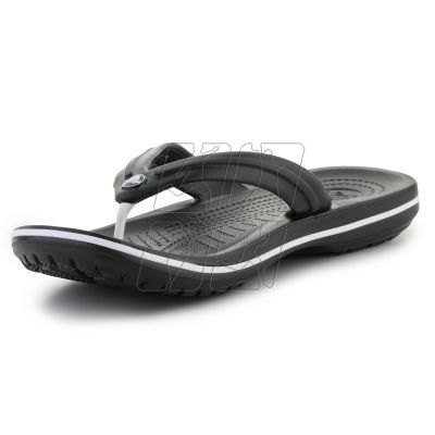 4. Crocs Crocband Flip Black U 11033-001 slippers