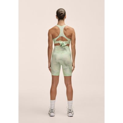 2. Casall Women's High Waist Bike Shorts Leggings Green
