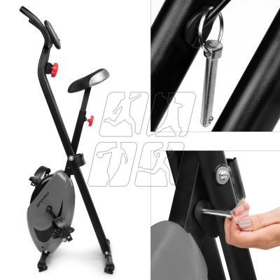 4. Spokey XFIT+ 941424 foldable magnetic bike