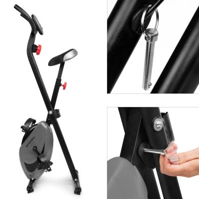 4. Spokey XFIT+ 941424 folding magnetic bike