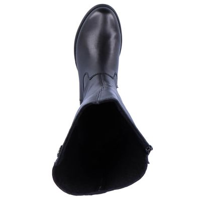 9. Rieker W Z9591-00 black leather boots 