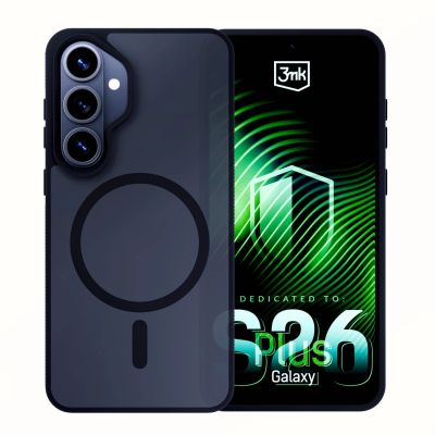 14. 3mk Smoke MagCase for Samsung Galaxy S26+ - Black