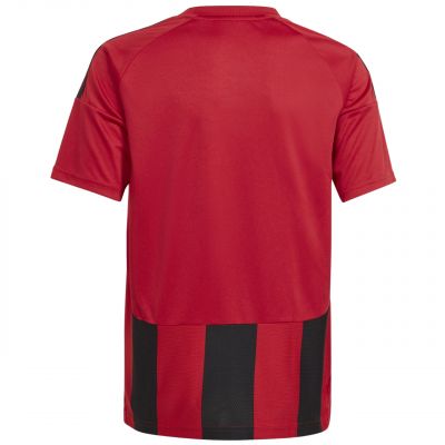 2. adidas Striped 24 Kids T-Shirt Red and Black IW2131