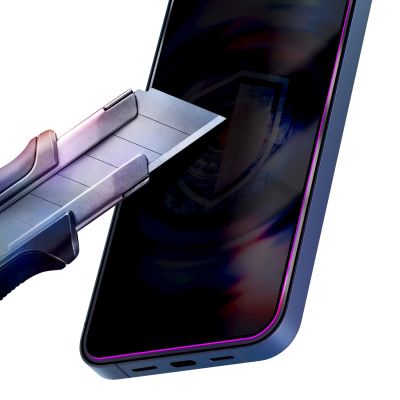 2. 3mk Hardglass Max Privacy Tempered Glass with Applicator for iPhone 18 Pro Max
