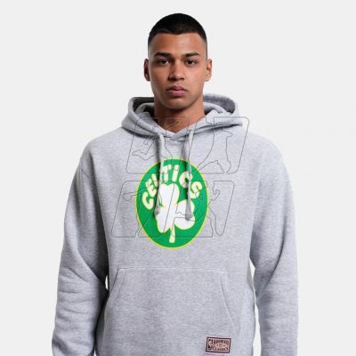 5. Mitchell &amp; Ness Team Logo Hoody Boston Celtics M HDSSINTL1050-BCEGREY