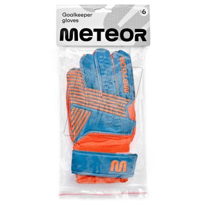 55. Goalkeeper gloves Meteor Catch Blue 03806-03812