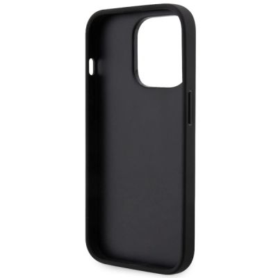 7. Karl Lagerfeld Saffiano Karl & Choupette case for iPhone 14 Pro 6 - silver