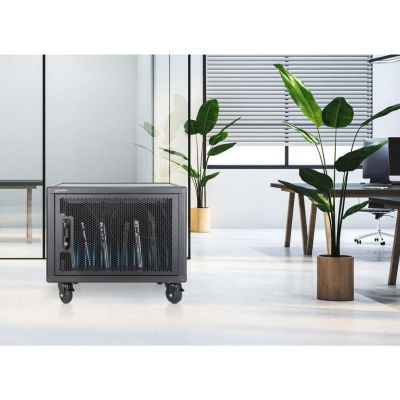 6. MANHATTAN 12-LAPTOP CHARGING CABINET 12X USB-C