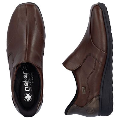 11. Rieker 47259-27 comfortable brown women's leather shoes