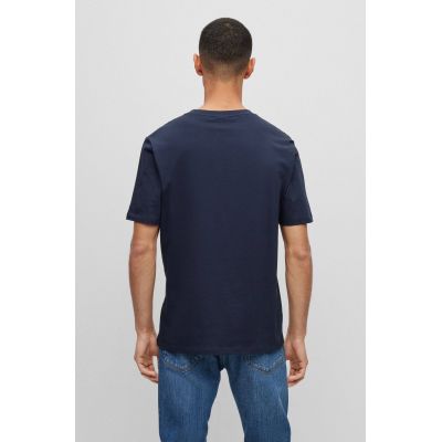 4. Hugo Boss Men's Summer T-shirt Navy Blue (50467952-405)