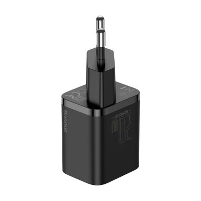 3. Baseus Super Si 1C fast charger USB Type C 20W Power Delivery + USB Type C - Lightning cable 1m black (TZCCSUP-B01)