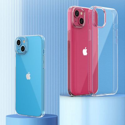 9. iPhone 15 Plus case from the Ultra Clear series in transparent color