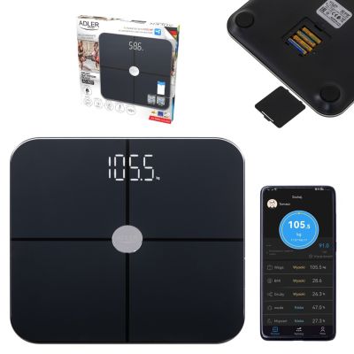 24. ADLER AD 8187b bathroom scale black