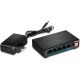 4. TRENDnet Switch 5-Port Gbit PoE+ 60W Metall