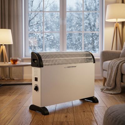 22. ESPERANZA TANAMI 750W/1250W/2000W Convector Heater, White EHH008