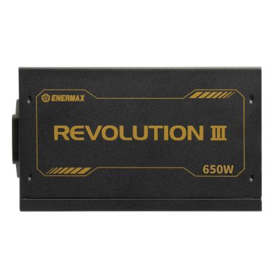 5. Enermax PC/Server Power Supply 650W Revolution3 80+ Gold FULLMOD (ERV650G-AHG-MAC)