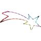16. HANGING DECORATIVE COMET 35LED RGB USB