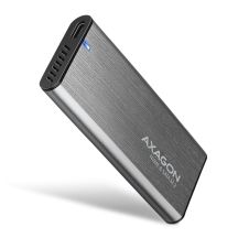 AXAGON EEM2-SG2 RAW BOX External Enclosure for M.2 SSDs, USB-C 3.2 Gen 2 – Silver
