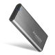 AXAGON EEM2-SG2 RAW BOX External Enclosure for M.2 SSDs, USB-C 3.2 Gen 2 – Silver