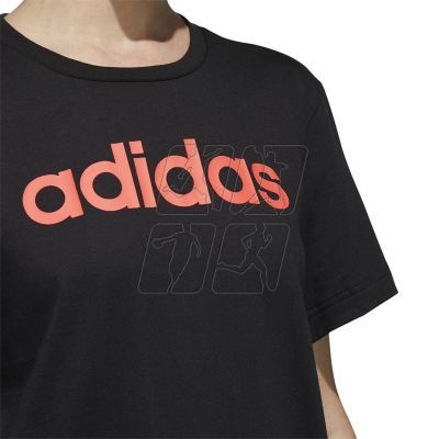 4. Adidas Essentials Linear Loose Tee W GL6333