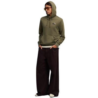 5. Men's Puma ESS 2 Color Small No. 1 Logo Hoodie olive 684719 81