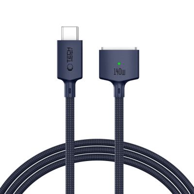 9. Tech-Protect MMC01 Ultraboost USB-C / USB-C MagSafe 3 140W 200cm Cable for MacBook - Navy Blue