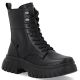Women's leather ankle boots with thick soles, black Rieker W1870-02