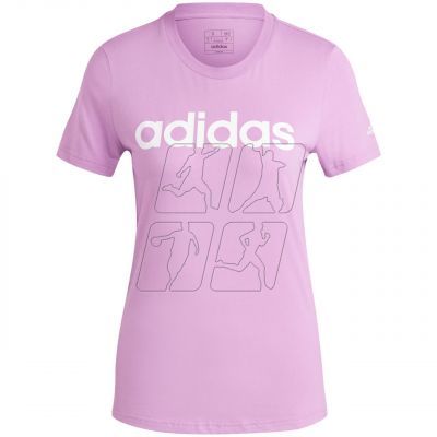 adidas Loungewear Essentials Slim Logo Tee W IY9192