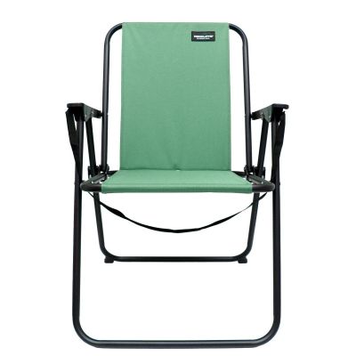 5. REDCLIFFS GREEN FOLDING CAMPING CHAIR WITH ARMRESTS