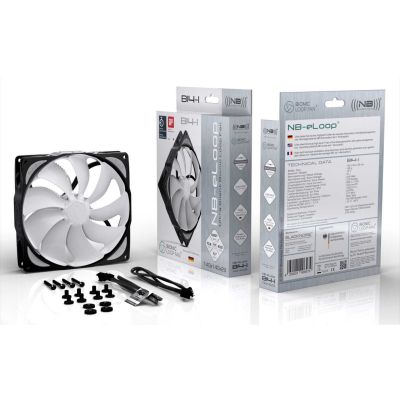 2. Noiseblocker B14-PS-BL Computer Case Fan 14 cm Black