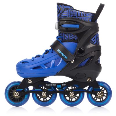 2. Meteor M 34-37 Loky Roller Skates Black/Blue