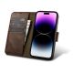 2. iCarer Oil Wax Wallet Case 2in1 Cover iPhone 14 Pro Anti-RFID Leather Flip Case Brown (WMI14220722-BN)