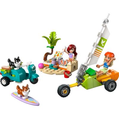 3. LEGO FRIENDS 42641 Surfing Dogs and Scooter Adventure