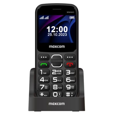 MaxCom Comfort MM443 4G 5.87 cm (2.31") 110 g Black Functional phone