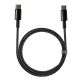 2. Baseus CATWJ-01 USB-C - USB-C PD QC cable 100W 5A 1m - black