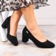 6. Suede high heel pumps Sergio Leone W SK314D black