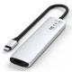 3. Satechi USB-C 7-in-1 Slim Multi Port Ethernet Adapter Silver