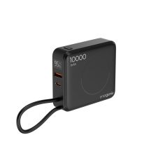 GEMBIRD POWERBANK 10000 mAh, 20W FAST CHARGING, WIRELESS CHARGING BLACK
